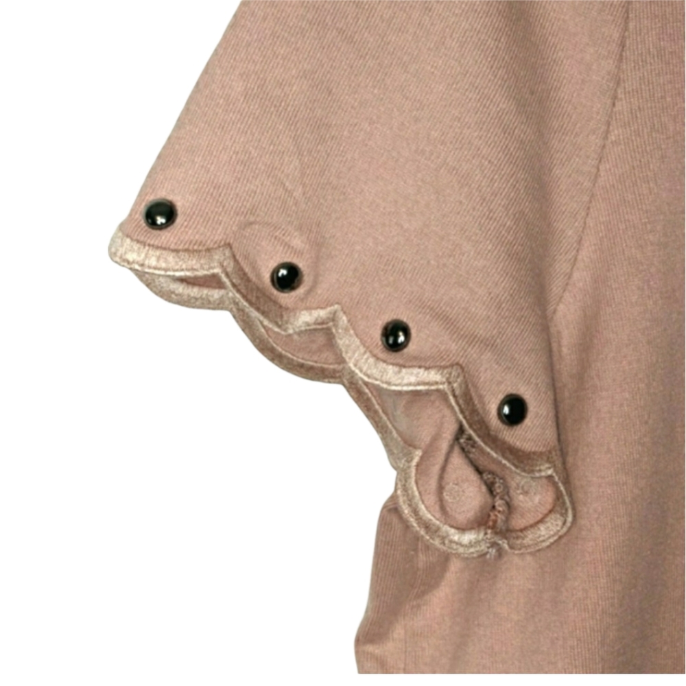Kate Spade Scalloped Studded Top Medium - Picture 5 of 8